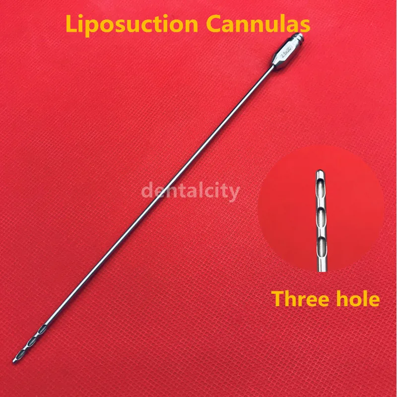 Новый 3 отверстия для сбора жира cannula стволовых клеток канюля липосакции передачи