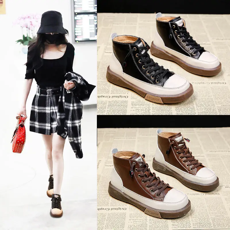 Women's Boots Brown Fashion Boots PU Leather Ankle Boots Casual Warm Martin Boots Boots Female Women Shoes Women's Boots Brown Fashion Boots PU Leather Ankle Boots Casual Warm Martin Boots Boots Female Women Shoes