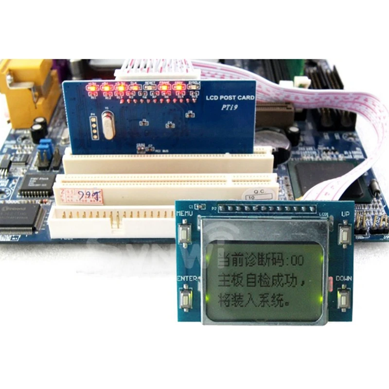 USB-карта для тестирования материнской платы на китайском и английском языках |