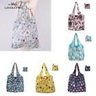 1 шт. Складная Сумка-тоут сумка-мешок экологически чистые хозяйственные сумки для продуктов питания для вторичной переработки Бакалея большой Ёмкость моющиеся хозяйственная сумка 40x60cm