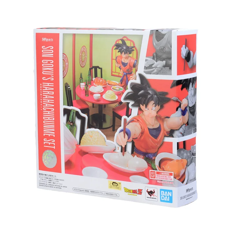 

15cm BANDAI S.H.Figuarts Dragon Ball Son Goku Eight-point Full Accessories Set Banquet Table Fried Rice Scene Spot