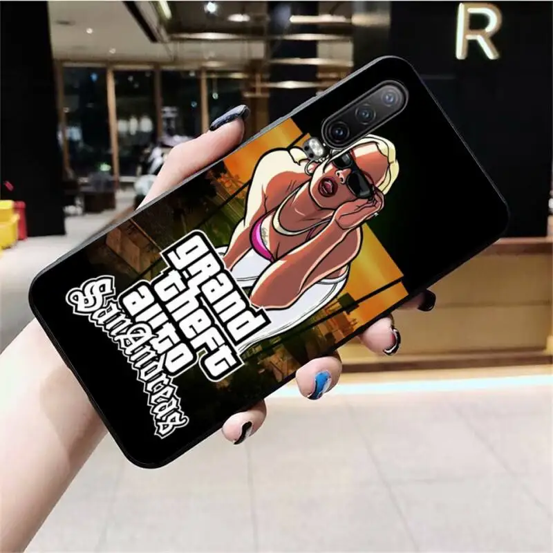 Мягкий черный чехол для телефона rockstar gta 5 Grand Theft Huawei P40 P30 P20 lite Pro Mate 20 P Smart 2019 prime |