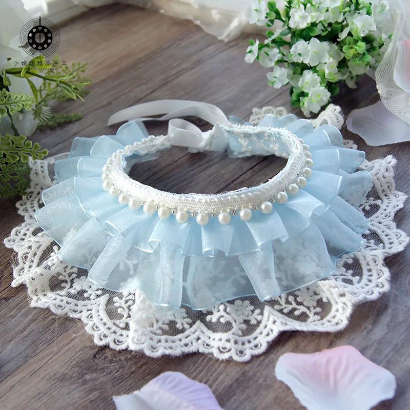 С кружевом и жемчугом на высоком каблуке Стразы шарф ручной работы милое