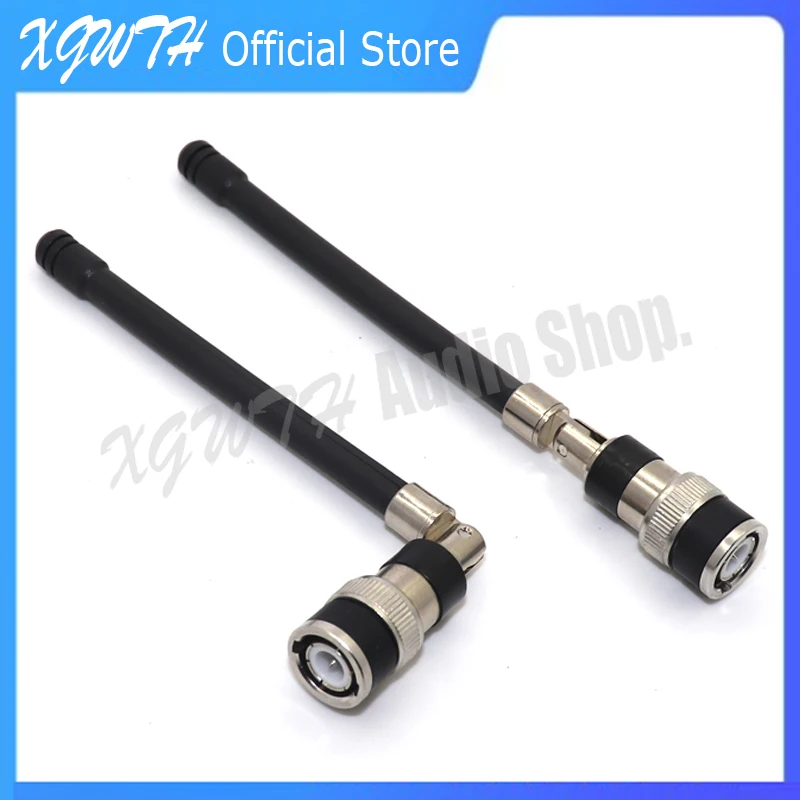 

BNC UHF Microphone Antenna For Shure PGX24 SLX24 SLX4 PG58 SM 58 BETA58A Series Wireless Mic System Frequency 400-900MHz 2pcs