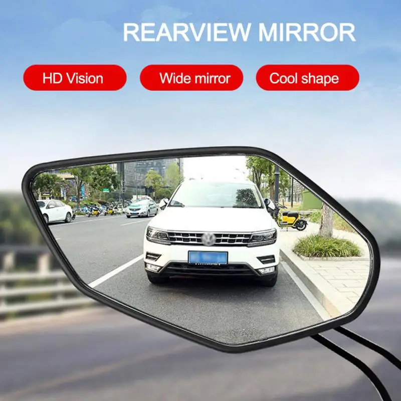 

Bicycle Rearview Mirror Bicycle Rear View MTB Bike Silicone Handle Rearview Mirror 8mm Basic Universal Motorcycle Electric