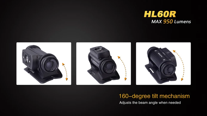 Новинка 2016 налобный фонарь Fenix HL60R Cree XM-L2 U2 нейтральный светодиодный со