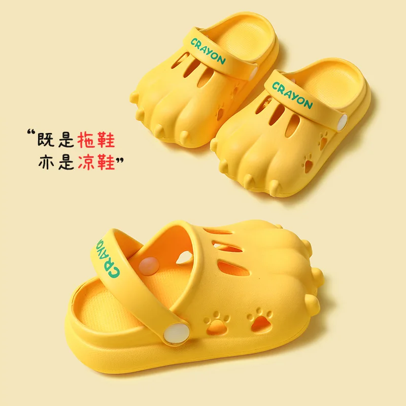 Сланцы Детские с тигровыми крапанами дышащие сандалии для дома и душа