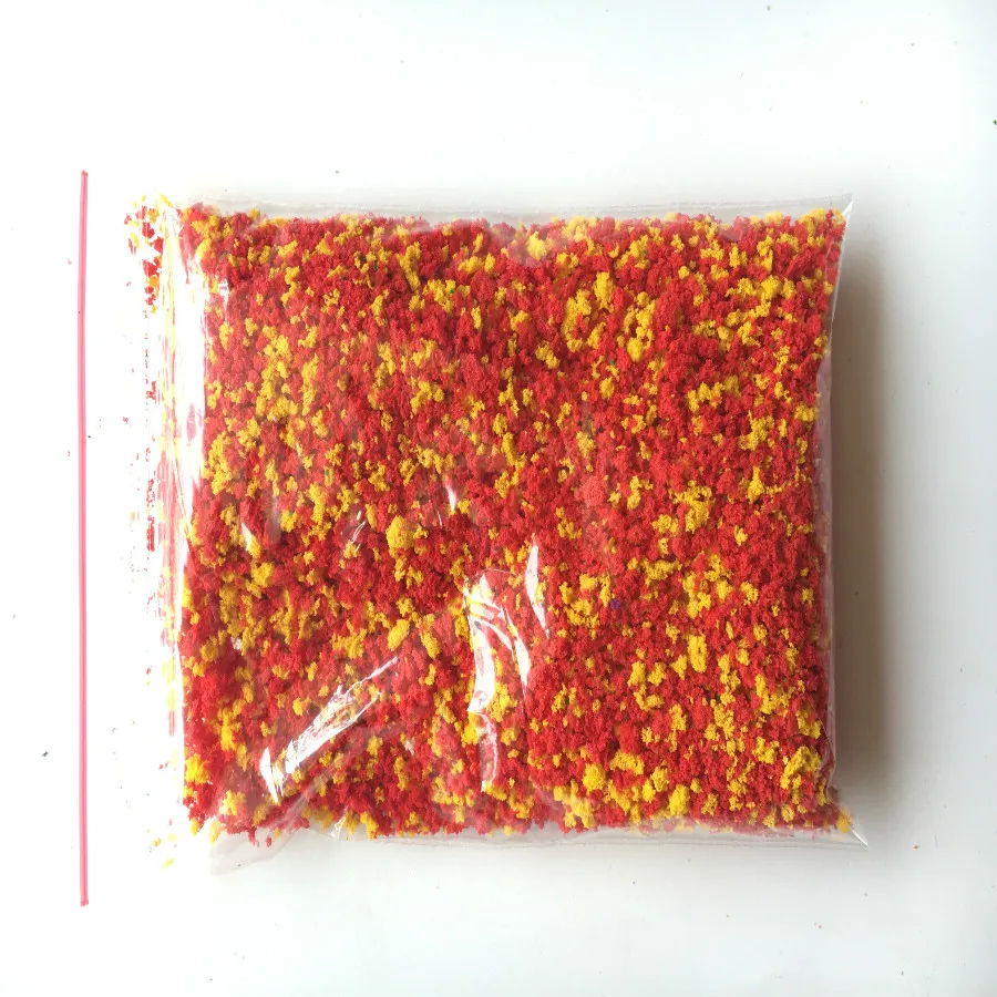 30 г смешанные цвета архитектура масштабная модель трава туфт кусты строительные