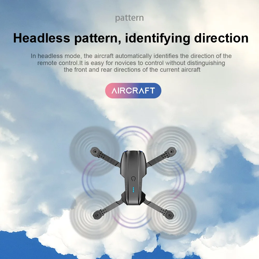 Складной мини-Квадрокоптер E99 PRO с Wi-Fi FPV и двойной HD-камерой | Игрушки хобби