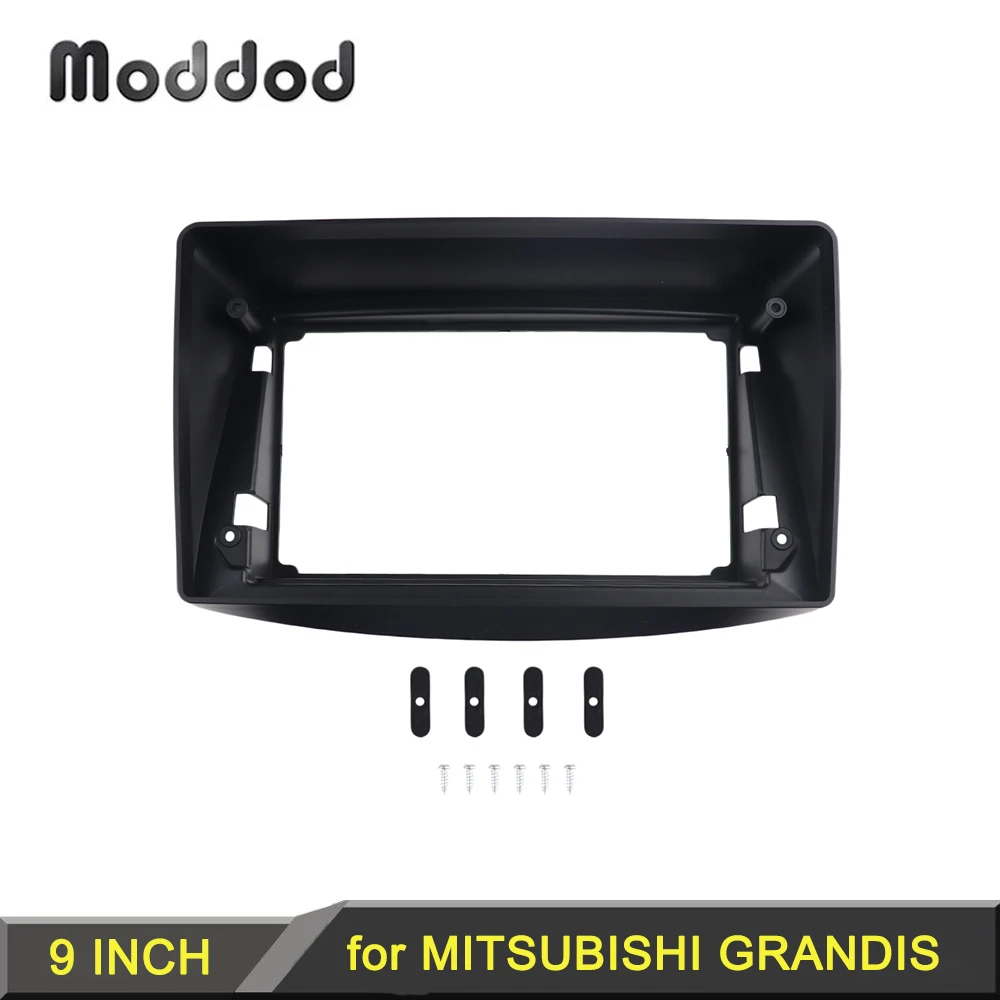 

Car Radio Frame for MITSUBISHI GRANDIS 2006 9 INCH Android Audio GPS Navigation Fascia Dash Installation Trim kit Stereo Panel