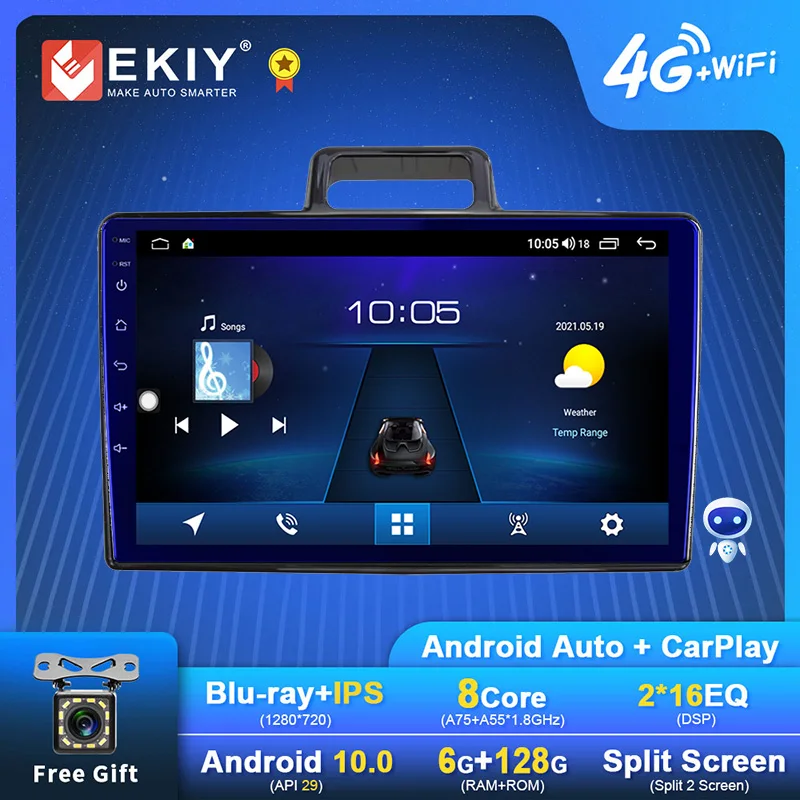 

EKIY 6 + 128G QLED DSP Android 10 автомобильное радио для Volkswagen VW Jetta 2020 GPS навигация мультимедийный плеер стерео Carplay 2 din DVD