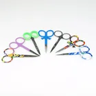 1 шт., смешанный стиль Изогнутые Ножницы для ногтей, для бровей, носа, ресниц, кутикулы