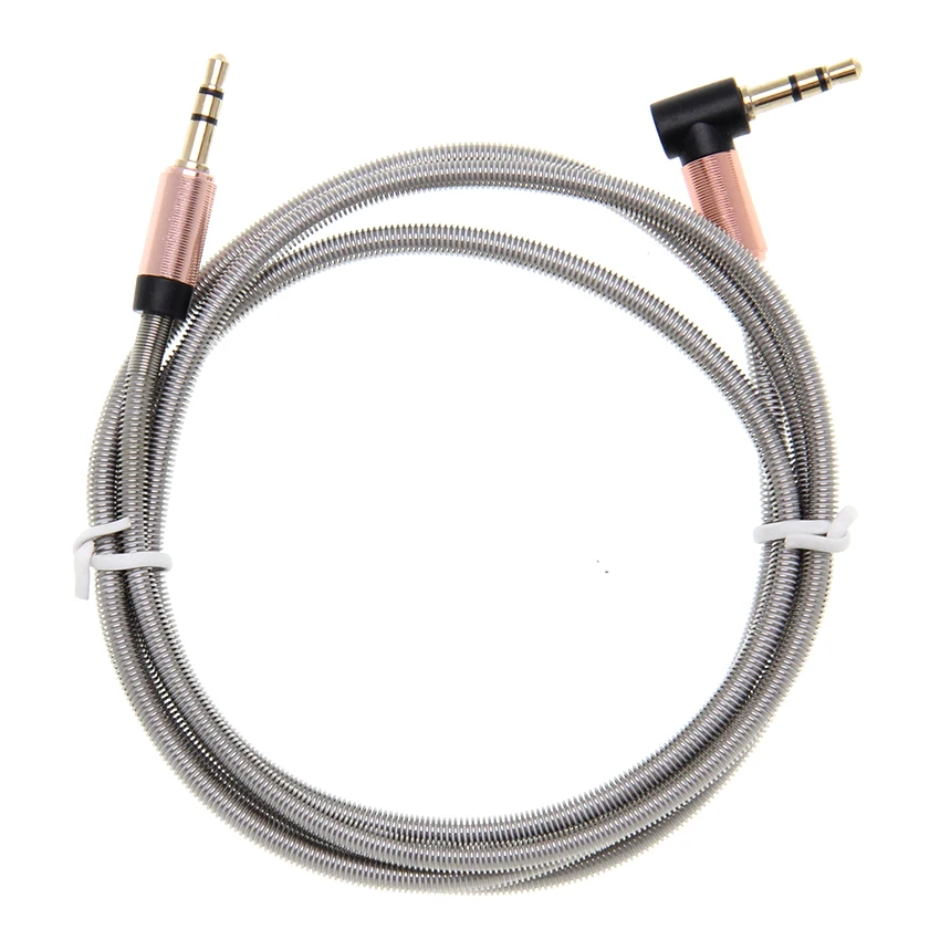 

Tideseer 3.5mm Jack Audio Cable 3.5 Male to Male cable Audio 90 Degree Right Angle AUX cord for Car Headphone MP3/4 Aux Cord