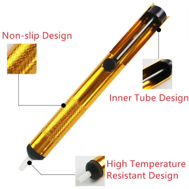 Алюминиевый металлический демонтажный насос всасывающий оловянный пистолет