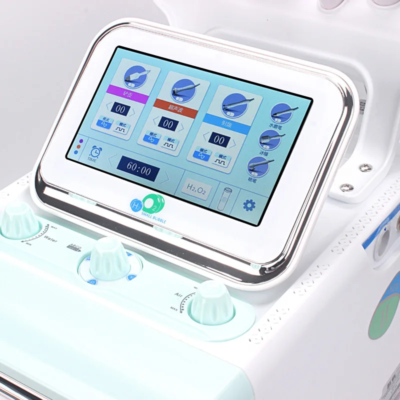 

6 IN 1 New Upgraded Hydrogen Oxygen Small Bubble Facial Beauty Apparatus Deep Cleansing Skin Care Face Water Oxygen Sprayer