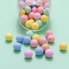 10 шт., силиконовые бусины-прорезыватели для зубов, 16 мм