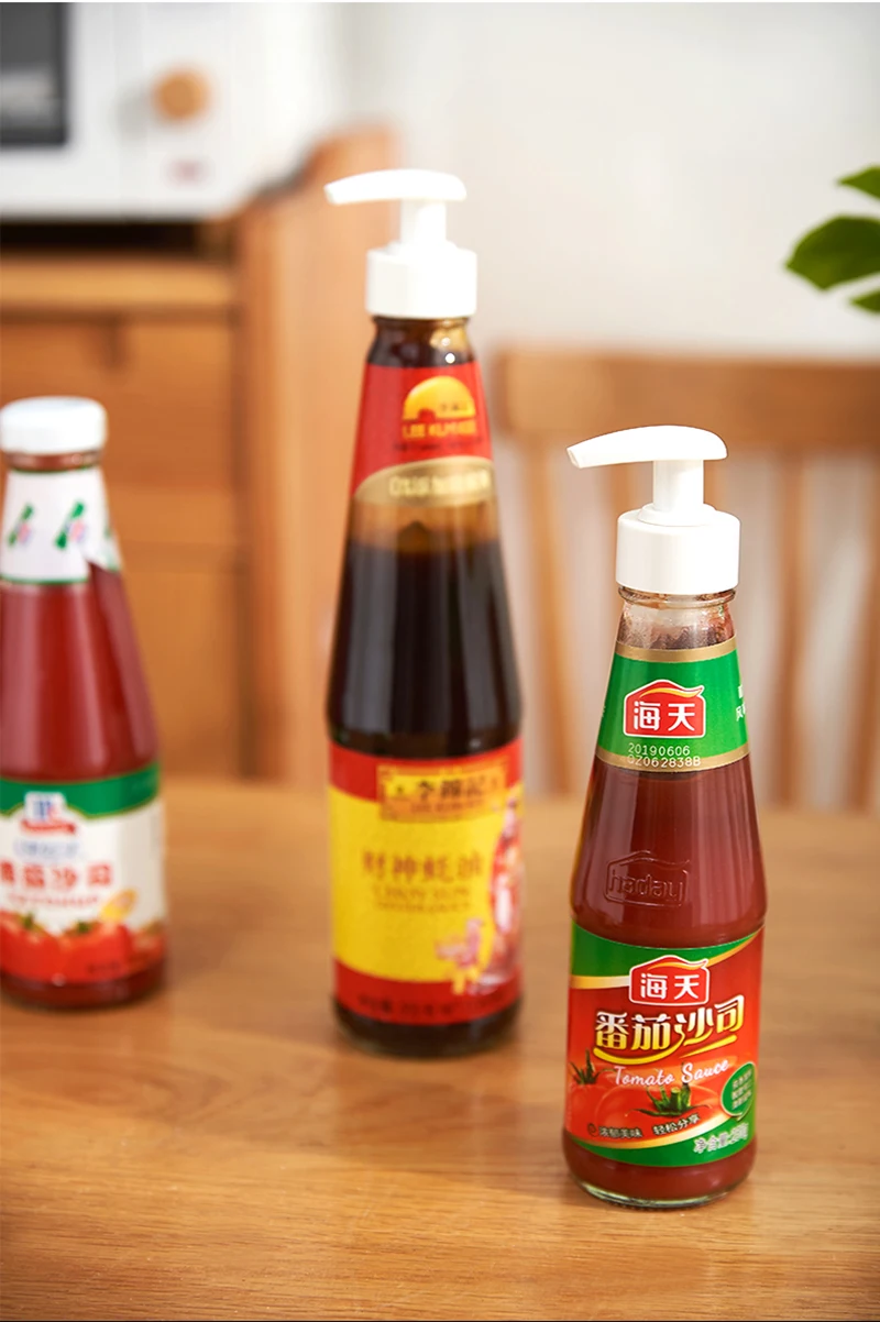 Вакуумный насос пластиковый для устричного соуса сироп бутылка форсунка