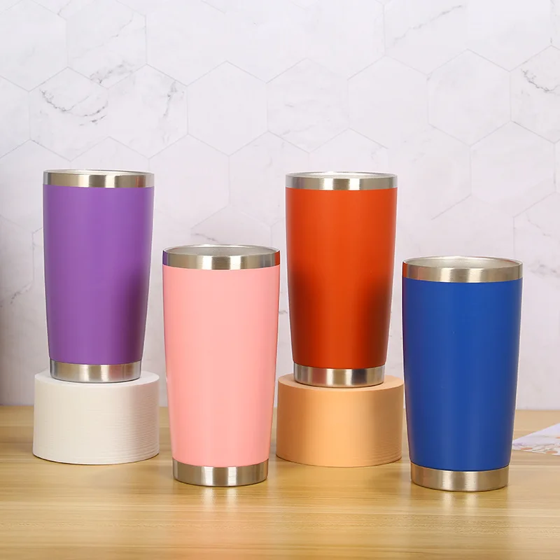 

With Lids Insulated Stainless Steel Thermos Leakproof Tea Coffee Water Bottle Thermal Mug Beer Cups Vacuum Tumbler Drinkware