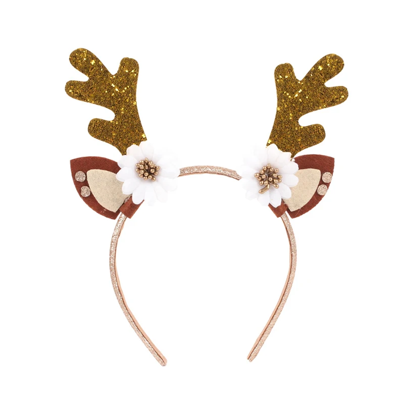 Женская повязка на голову рог лося Рождественская елка фотосессия праздничные