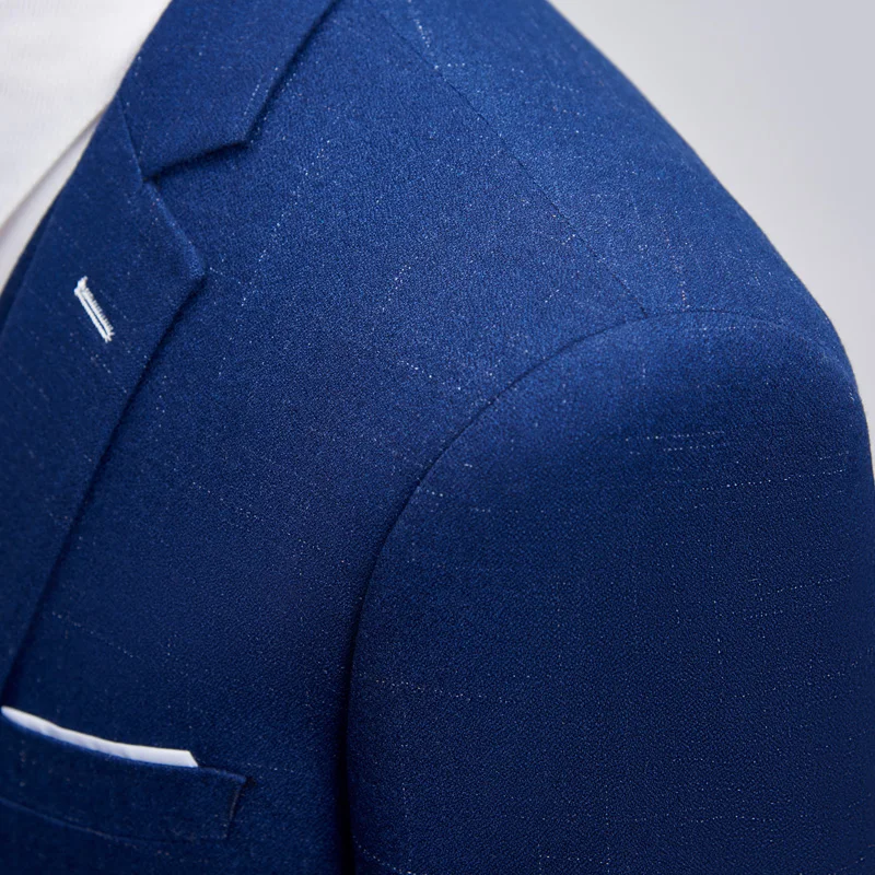 

Suits With Men Vest Pants 2019 New Classic Wedding Business Thick Slim Fit Party Suit Men Fashion Dress Luxury Tuxedo S-3XL 1018