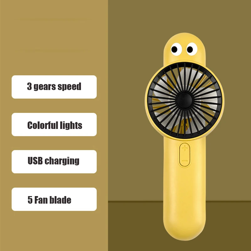 

Usb Mini Fold Fan Electric Portable Hold Small Air Cooler Originality Charging Household Electrical Appliances Desktop Ventilado