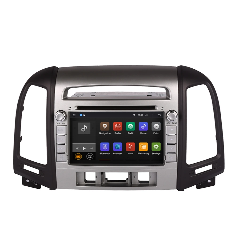 Автомобильный мультимедийный DVD-плеер на Android 10 0 для HYUNDAI SANTA FE 2006-2012 автомобильное