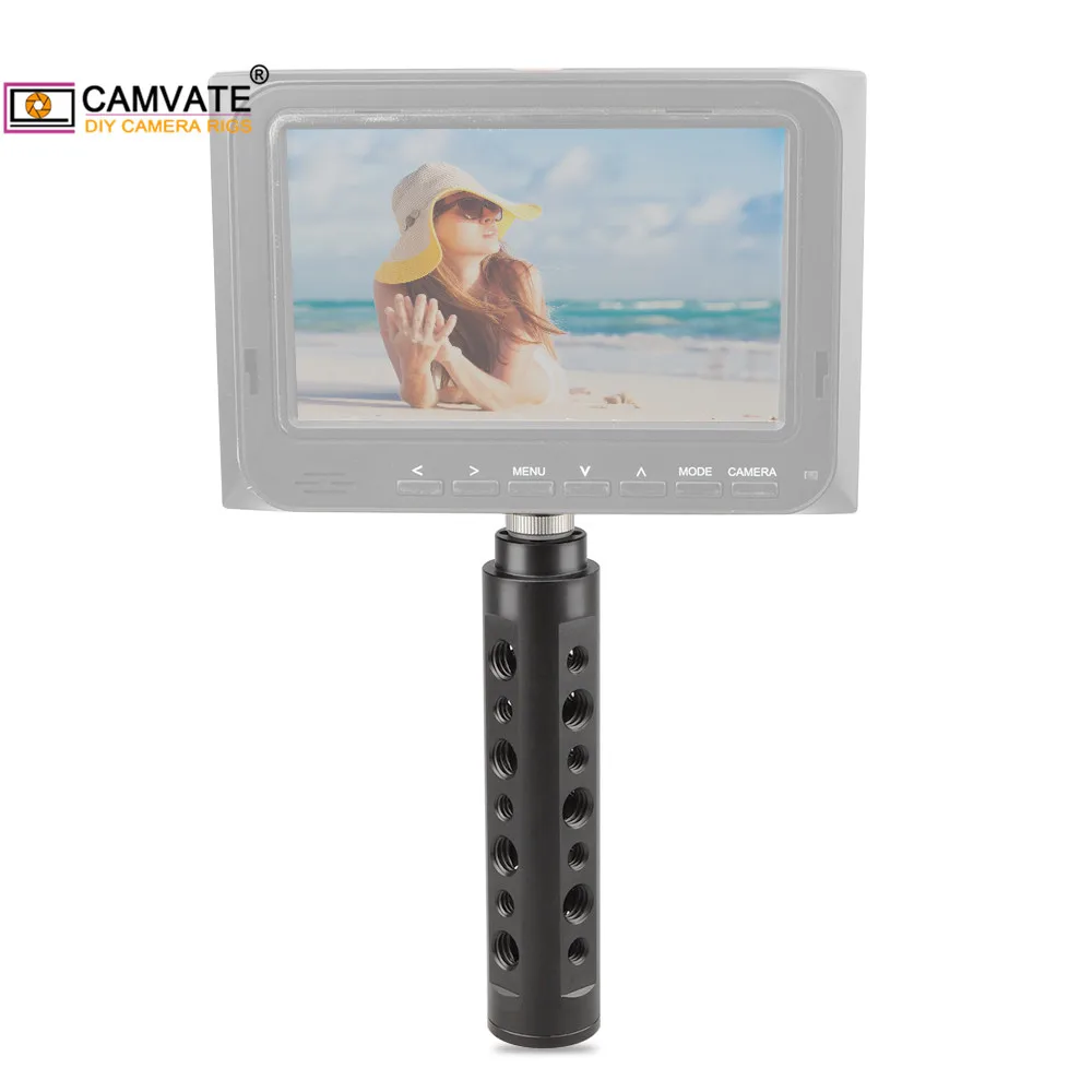Рукоятка для камеры CAMVATE из алюминиевого сплава с наружной резьбой 1/4 &quot-20&quot