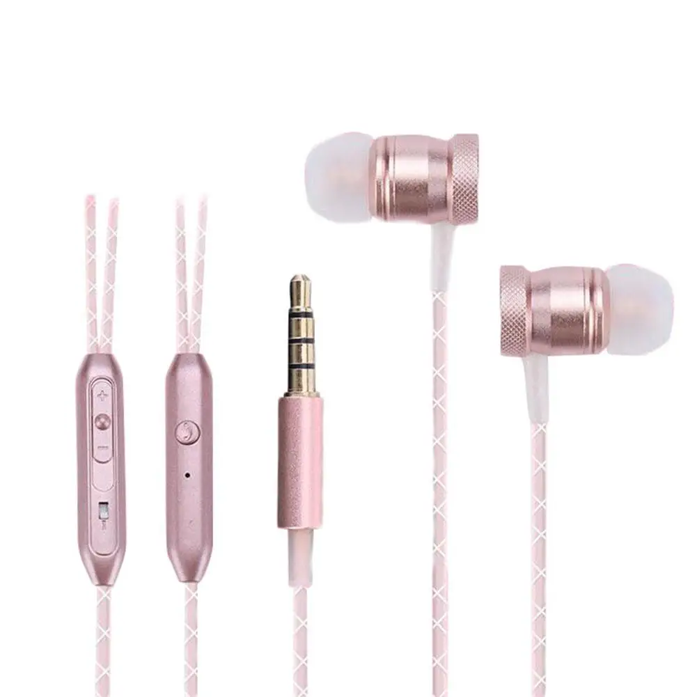 ET10 Проводные Hi-Fi наушники металлические со змеиной нитью тяжелые басы управление