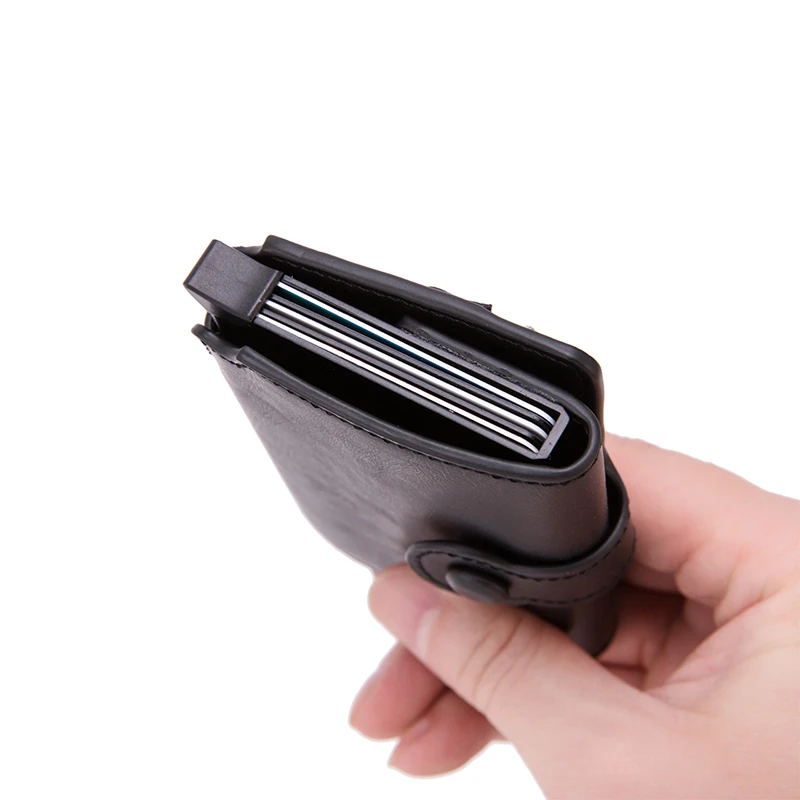 2020 RFID кошелек для путешествий монет высокое качество мужской смарт модная кнопка
