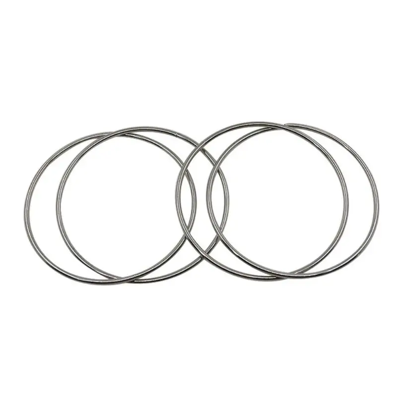 4 pcs classic magic toy metal ring link hoop fun tricks play props tools close-up supplies | Игрушки и хобби