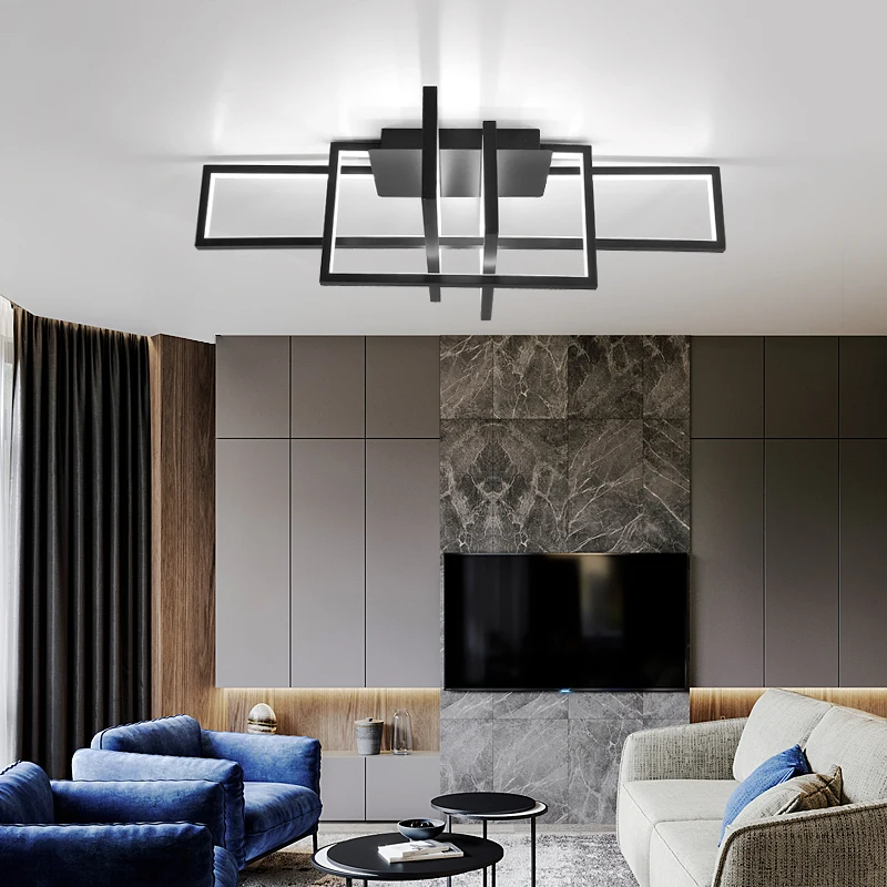 Современная светодиодная люстра с дистанционным управлением для гостиной