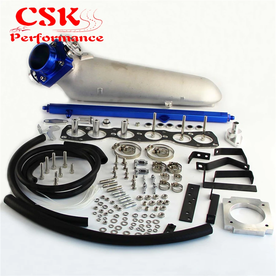 Впускной коллектор + VQ35 80 мм корпус дроссельной заслонки топливная направляющая