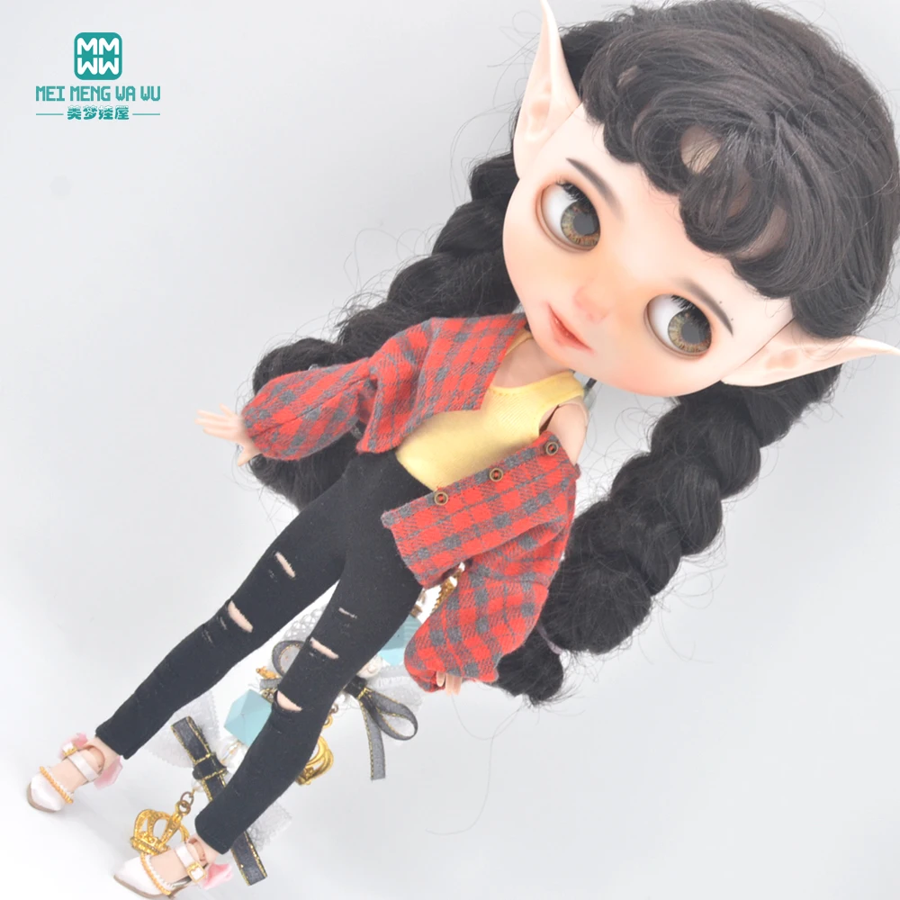 

Новинка 2021, одежда Blyth Azone OB23 OB24, игрушки, аксессуары для кукол, модное шерстяное пальто, мини-юбка