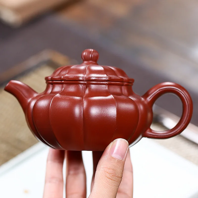 Tendon Pattern To Fake Something Antique Yixing Teapot Tea Set Raw Ore Bright Red Robe Full Manual Sac | Дом и сад