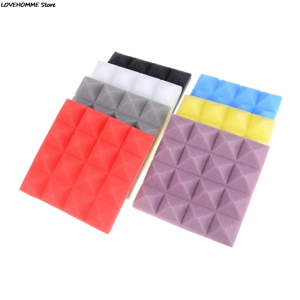 

1 шт. красочная Звукоизоляционная пена, акустическая пена, Звукопоглощающая плитка для студии, полиуретановая пена