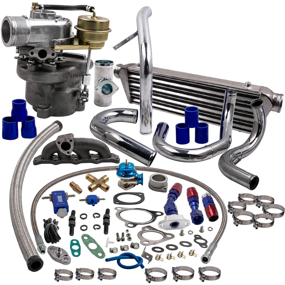 Комплект Турбо K04 для интеркулера Audi A3 1 8 T + Прокладка Коллектора 015 Turbo Charger 06A253033AB