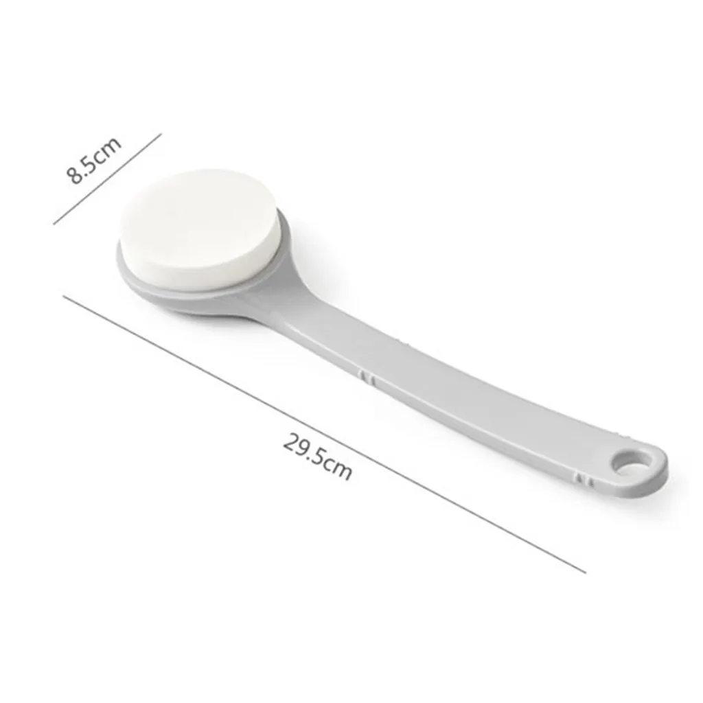 

Painless Bath Sponge Shower Detergent Lotion Applicator Sponge Bath Back Brush Long Handle Body Wash Skin Brush Body Scrubber