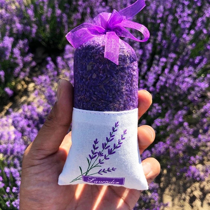 

Natural Rose Flowers Jasmine Lavender Bud Dried Flower Sachet Bag Aromatherapy Wardrobe Desiccant Sachet Car Room Air Refreshing