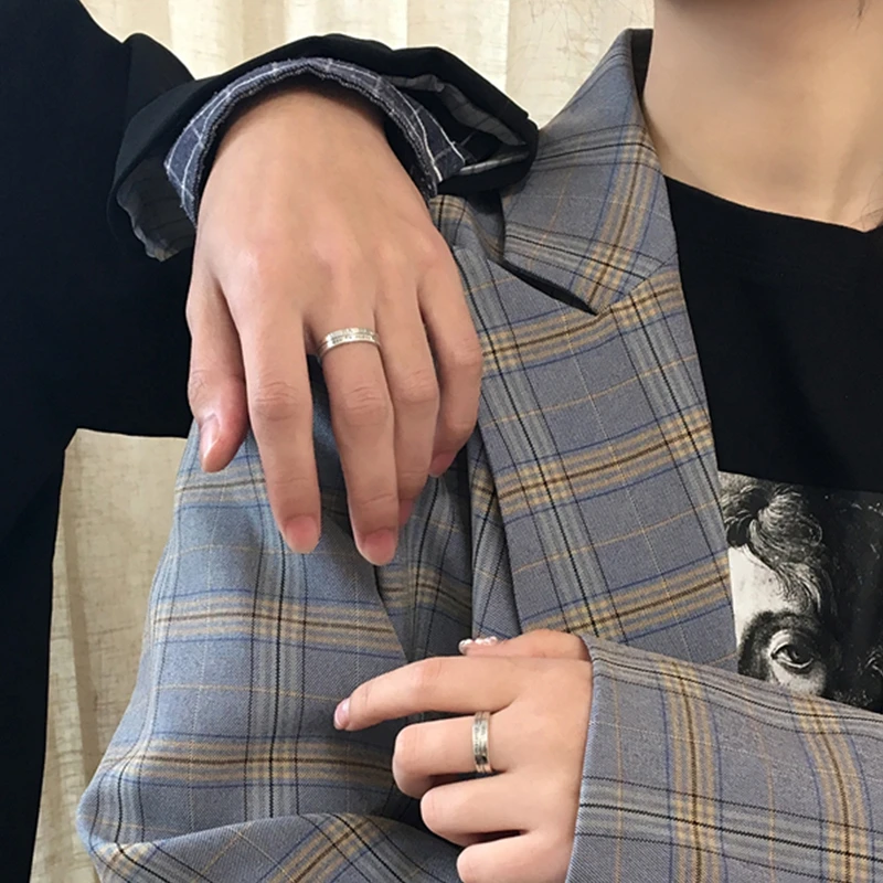 HZ новая Корейская личность панк римские цифры английская буква металлическая