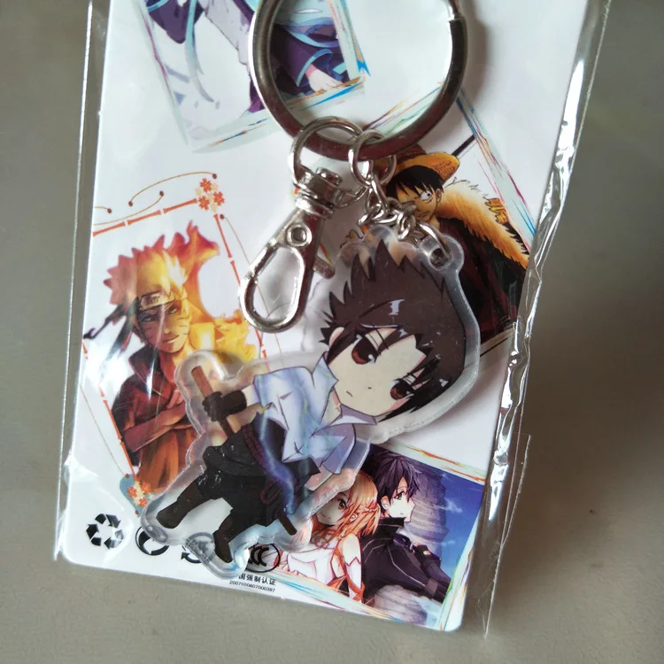 Новинка 2020 акриловый брелок для ключей с аниме Наруто подвеска Какаси прозрачный