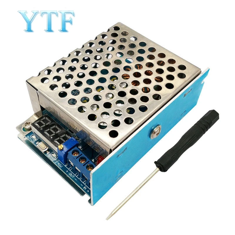 10A Мощный 300 Вт блок питания DC-DC Регулируемый Модуль постоянного тока с корпусом |