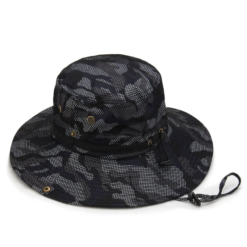 Одноцветные солнцезащитные шляпы для мужчин уличная рыболовная Кепка с широкими