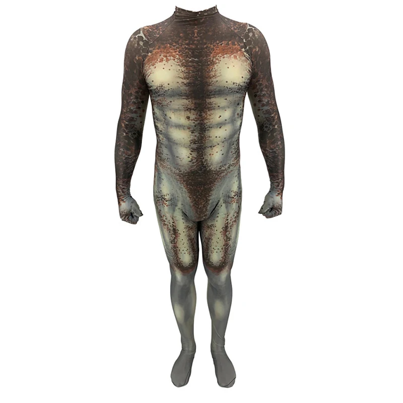 Мужские костюмы для косплея с 3D принтом Хищник из лайкры и спандекса костюм