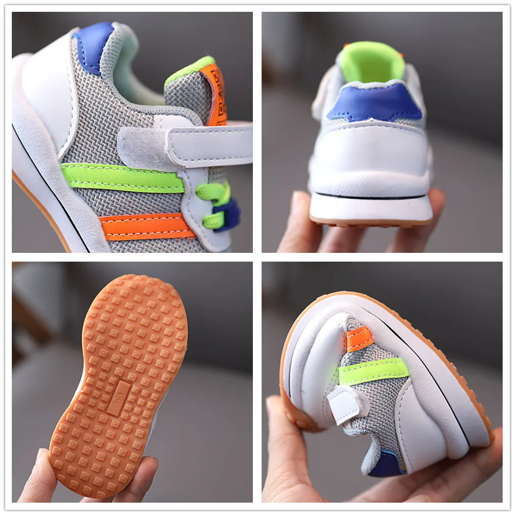 

KINE PANDA Kids Shoes Sport Style Running Casual Sneakers for Boys Girls Toddler Baby Shoes Air Mesh 1 2 3 4 5 Years Old Autumn