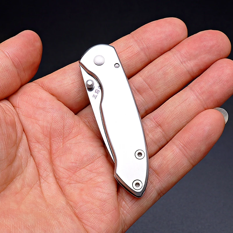 SANRENMU 6011 мини из нержавеющей стали EDC карманный складной нож с зажимом для ремня