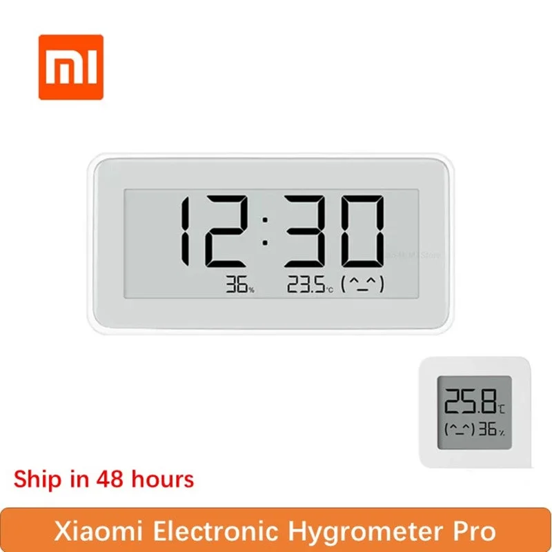 Комнатные цифровые часы Xiaomi Mijia BT4.0 беспроводные со встроенным