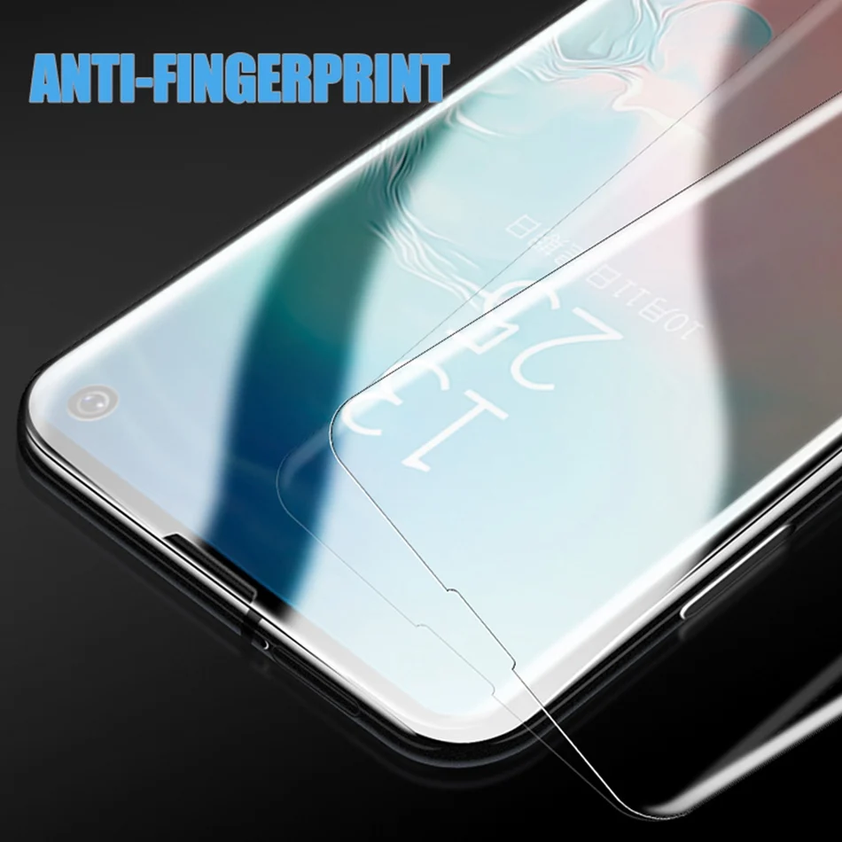 Защитная пленка для экрана с УФ клеем Samsung Note 10 Plus 9 8 полное покрытие изогнутое