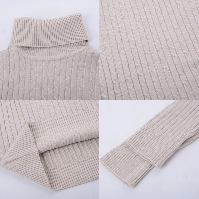 

JODIMITTY Autumn Warm Turtleneck Sweater Men Fashion Solid Knitted Mens Sweaters 2020 Casual Male Double Collar Slim Pullover2