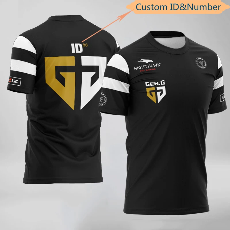 Футболка для мужчин и женщин PUBG E Sports футболки Player форменная футболка Team GE N.G с