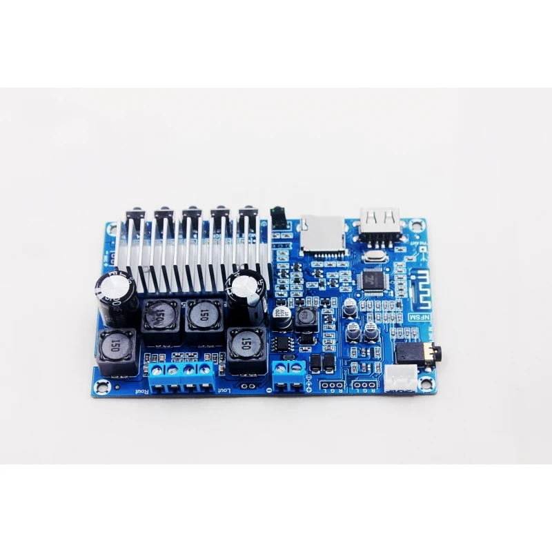 TPA3116 50 Вт+ 50 Вт Bluetooth 5,0 аудио стерео цифровой усилитель мощности доска fm-радио USB декодирование плеер дистанционное управление